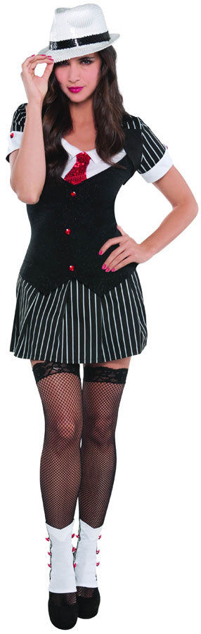 Sexy Dressed To Kill Gangster 1920s Costume