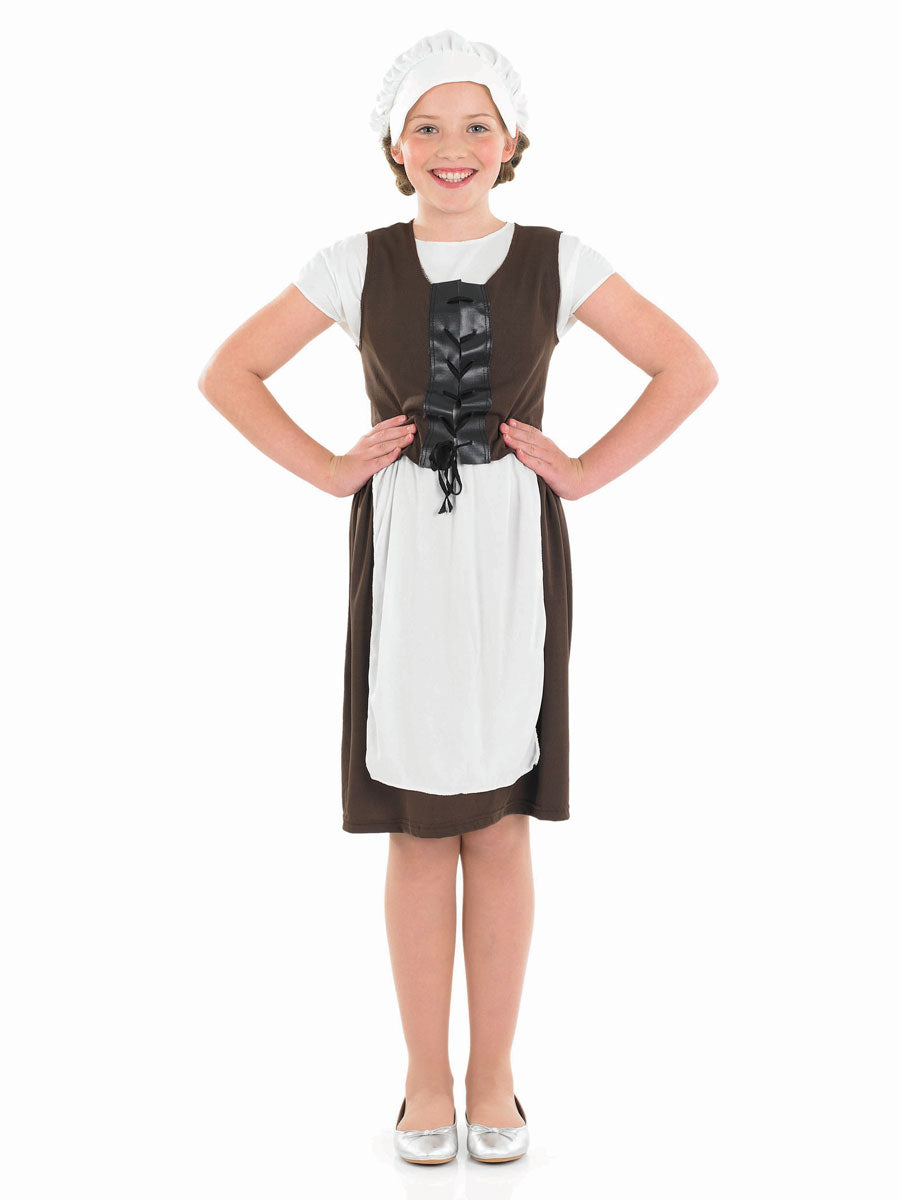 Girls Tudor Medieval World Book Day Fancy Dress Costume