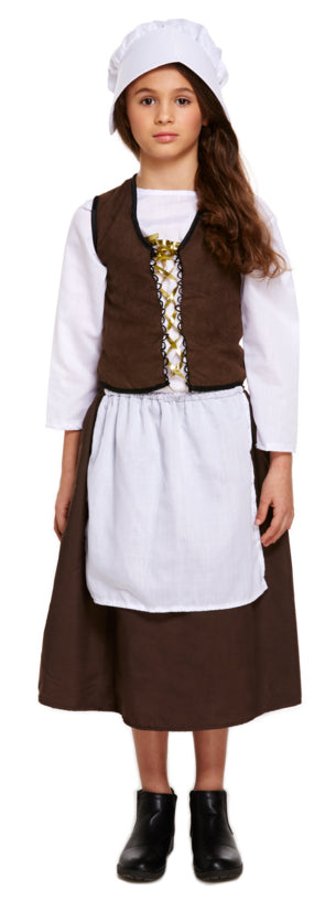 Victorian Maid Girls Historical Service Costume