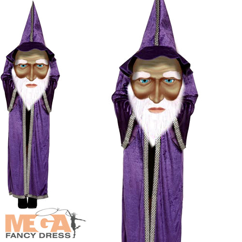 Wizard with Giant Face Boys Magical Costume