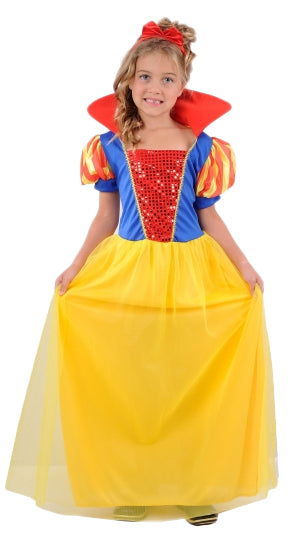 Girls Snow Princess Winter Fairy Tale Costume