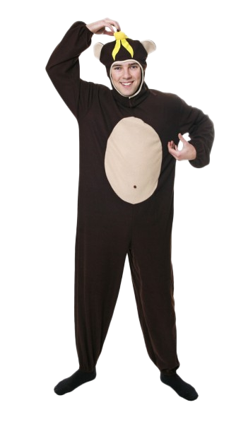 Adults Monkey Jungle Book Day Animal Fancy Dress Costume