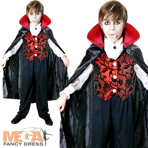 Deluxe Vampire Kids Bloodthirsty Night Creature Costume