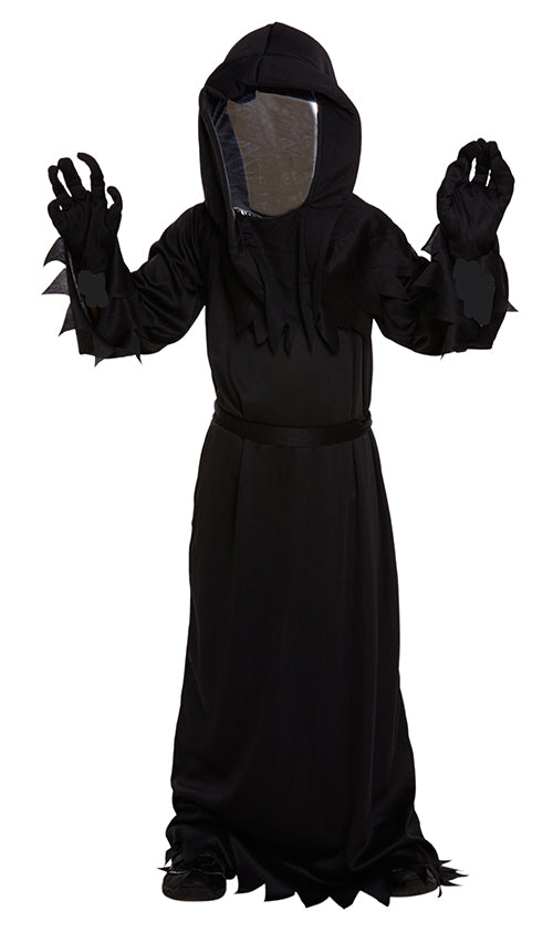 Boys Mirrored Grim Reaper Halloween Costume