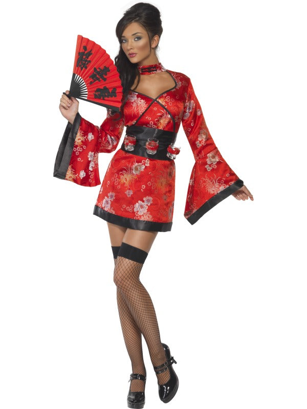 Fever Vodka Geisha Girl Costume Cultural Fancy Dress
