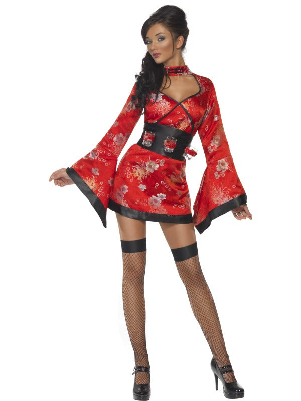 Fever Vodka Geisha Girl Costume Cultural Fancy Dress