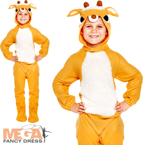 Reindeer Kids Merry Christmas Creature Costume