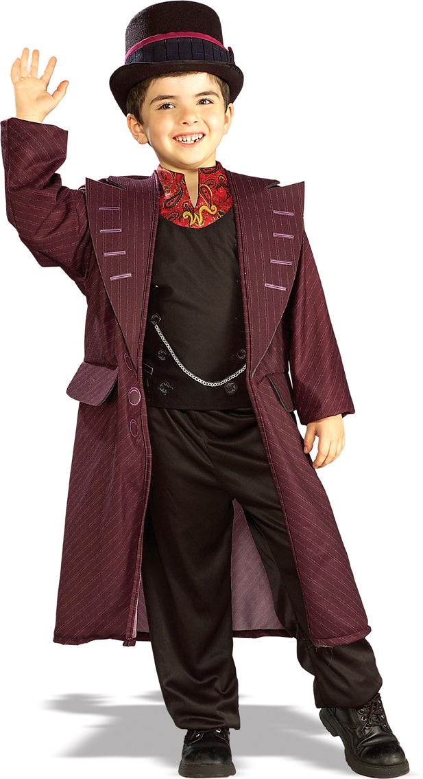 Kids Officially Licensed Willy Wonka Costume Character Fancy Dress