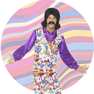 Mens 70's 2025 outfit costume