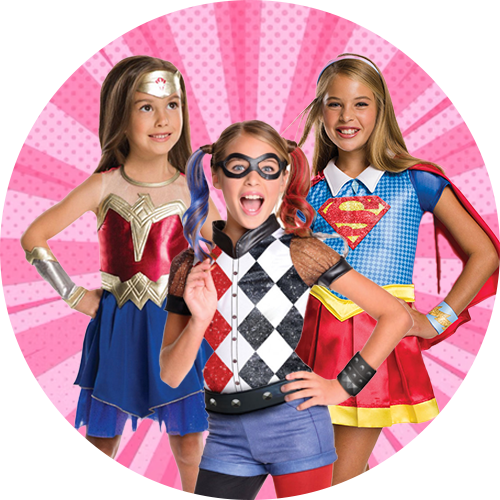 Girls Superhero & Villain Costumes
