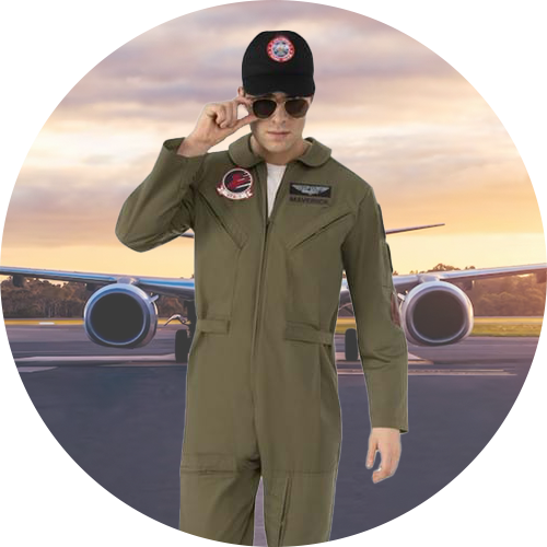 Shop Top Gun Costumes | Aviator Outfits | Mega Fancy Dress – Mega Fancy ...
