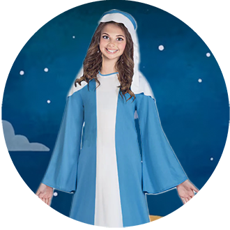 Mary Nativity Fancy Dress Costumes