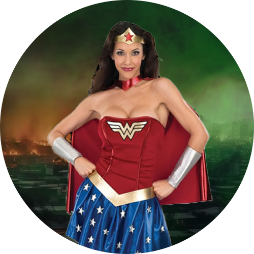 Licensed Wonder Woman Fancy Dress Costumes