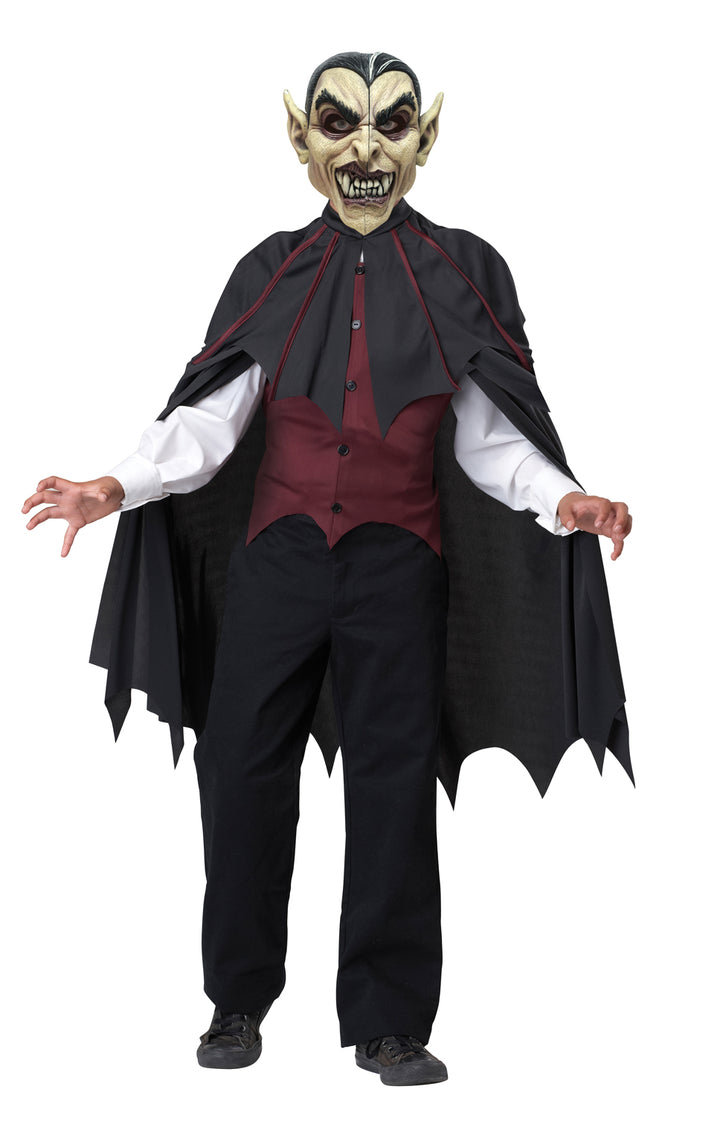 Boys Vampire with Mask Halloween Dracula Costume