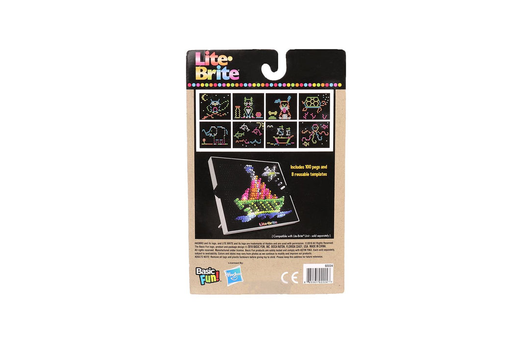Lite Brite Peg & Template Refill Pack