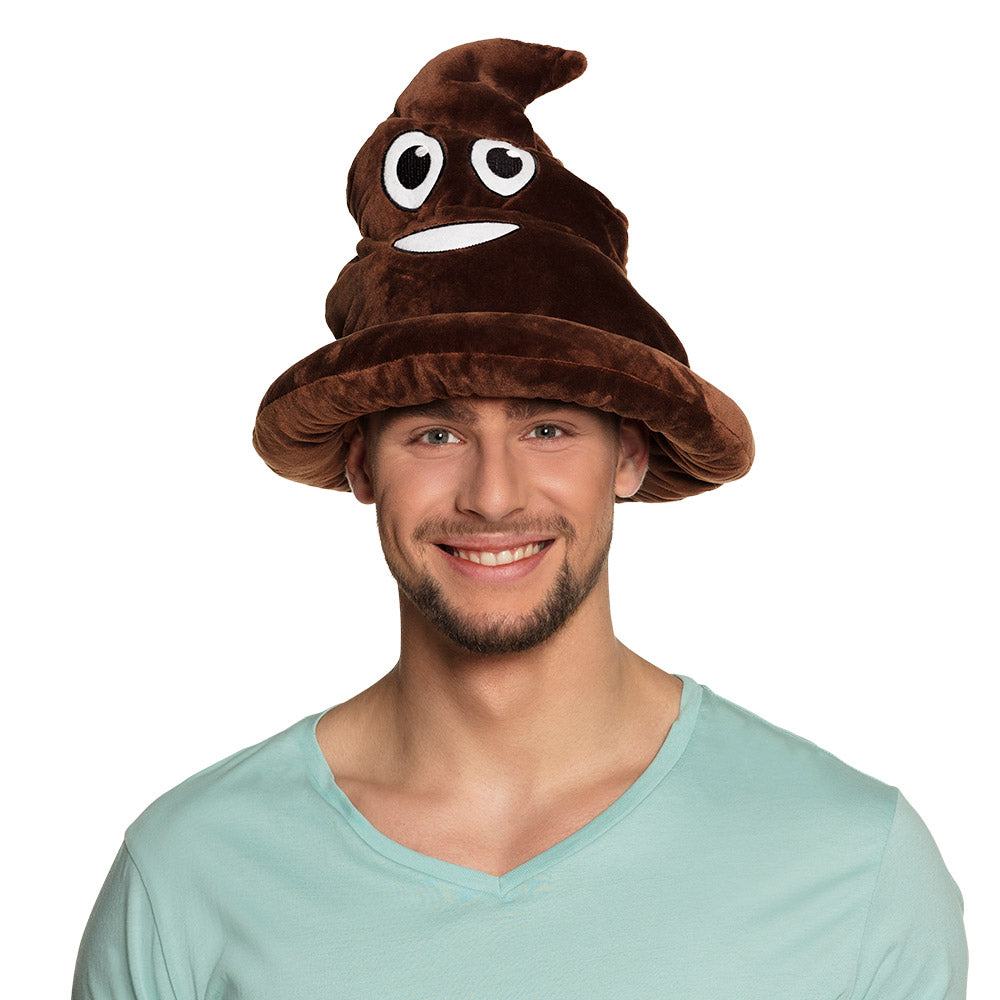 Poo Emoji Hat Novelty Costume Accessory