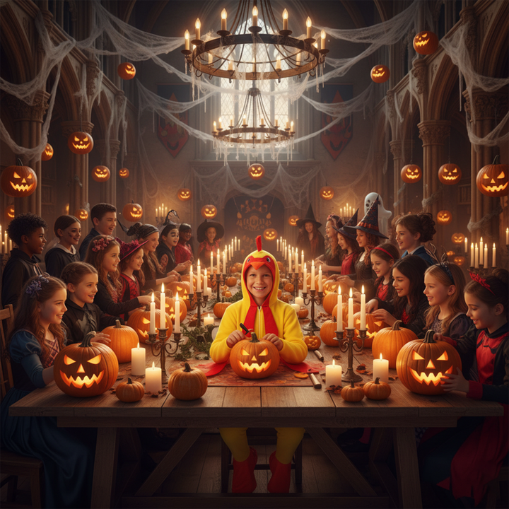 Kids Chicken Boys Girls Animal Fancy Dress Costume