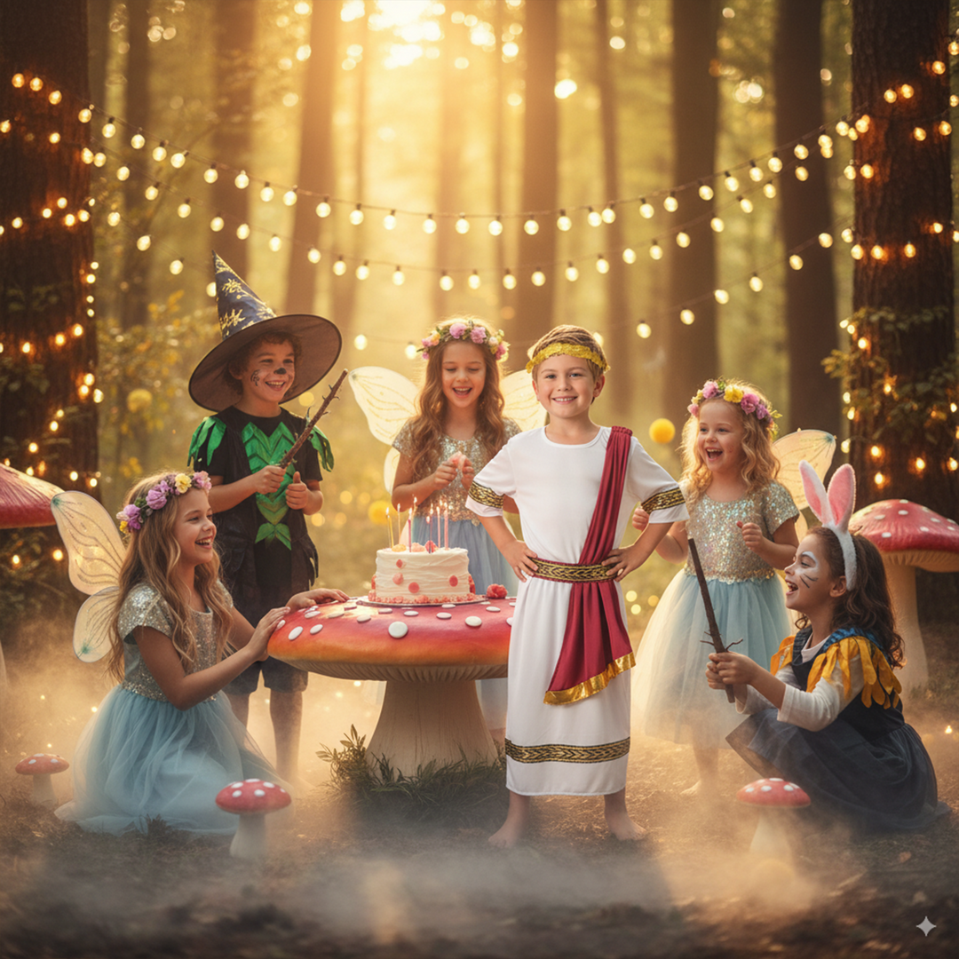 Imperial Roman Emperor Boys Fancy Dress Historical Costume