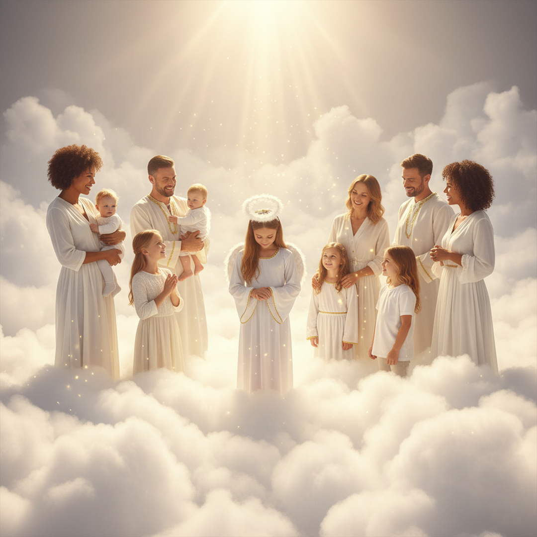 Girls Heavenly Angel Nativity Fancy Dress Kids Christmas Costume