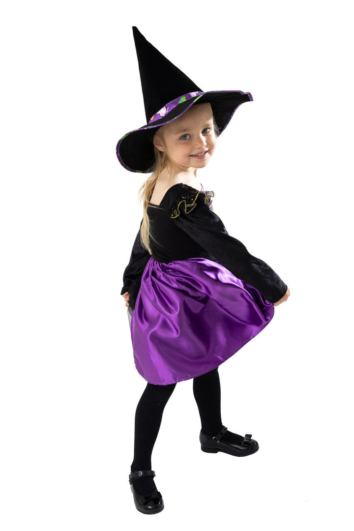 Licensed Peppa Pig Girls Halloween Witch Fancy Dress Costume