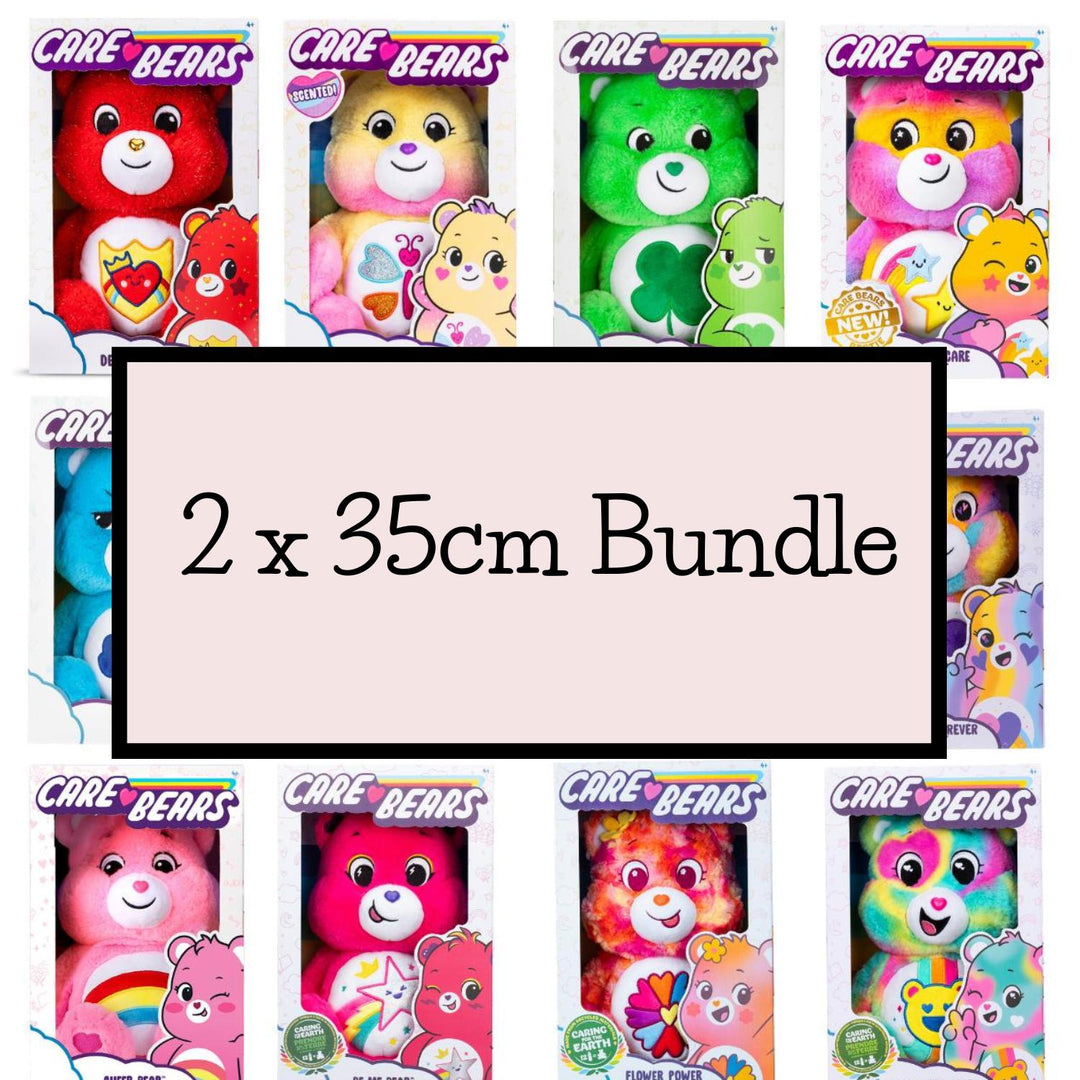 2 x 35cm Care Bear Random Bundle