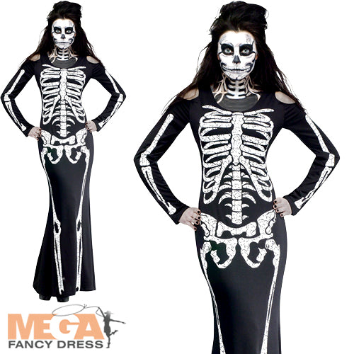 Skelelicious Ladies Costume