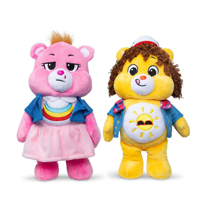 22cm Cheer as Eleven + Funshine as Dustin Stranger Things Care Bear Bundle