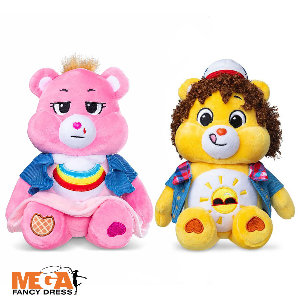 22cm Cheer as Eleven + Funshine as Dustin Stranger Things Care Bear Bundle