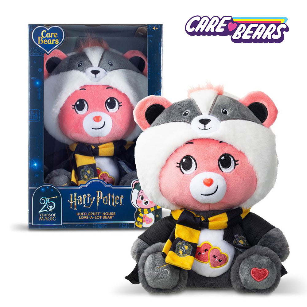 Care Bears x Harry Potter-30cm Love-A-Lot as Hufflepuff (Pre-Order for Mid-February Delivery)