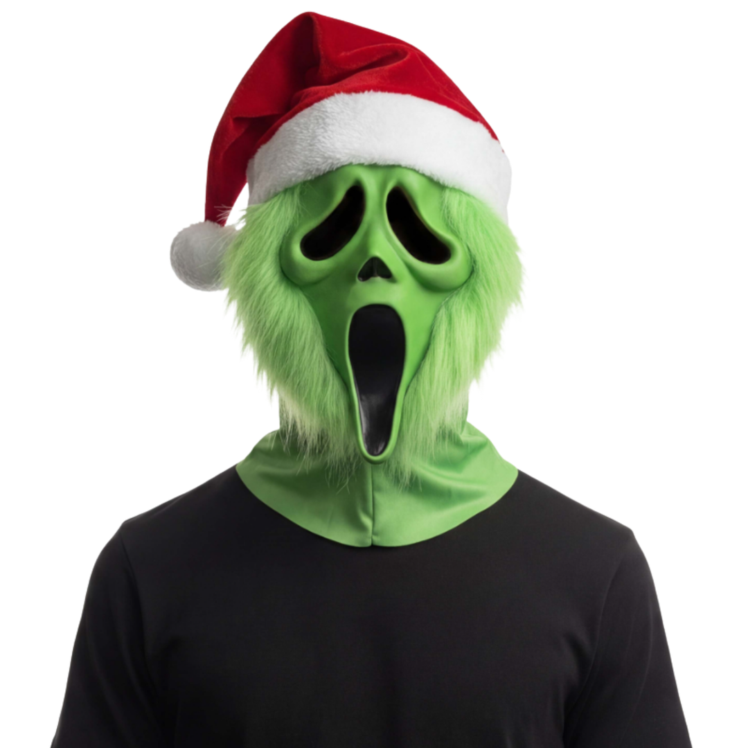 GhostFace Scream Grumpy Santa Mask