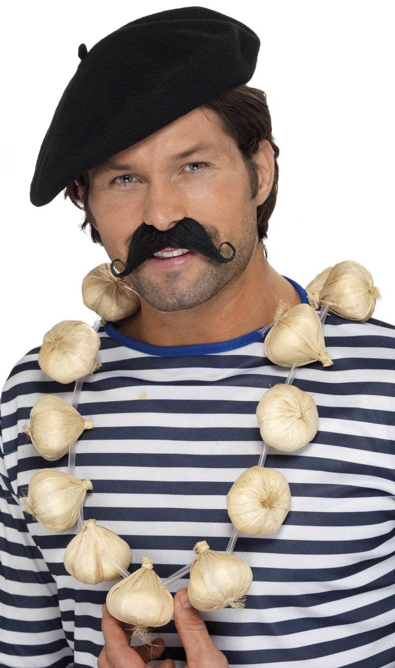 French Garlic Garland Necklace Fancy Dress Accessory Cultural Accessory