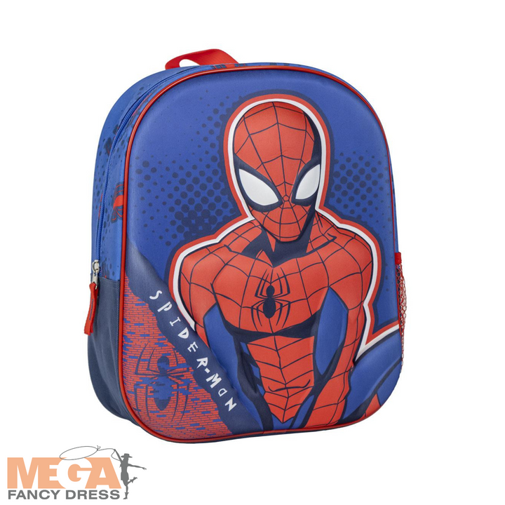 Licensed Kids 3D Spiderman Marvel Backpack