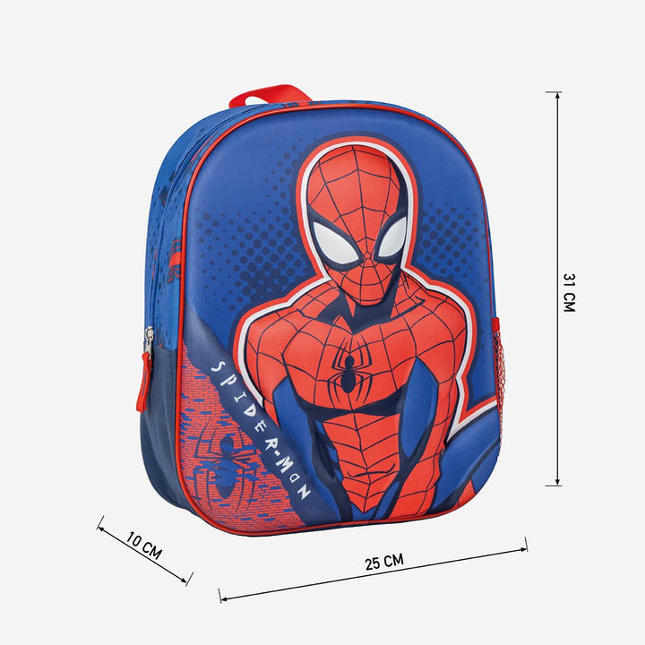 Licensed Kids 3D Spiderman Marvel Backpack