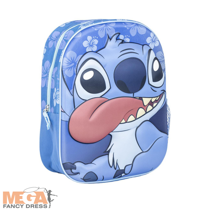 Licensed 3D Stitch Disney Backpack Kids