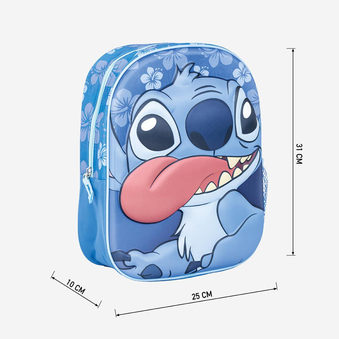 Licensed 3D Stitch Disney Backpack Kids