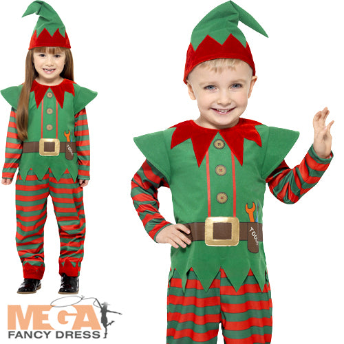 Elf Toddler Kids Costume