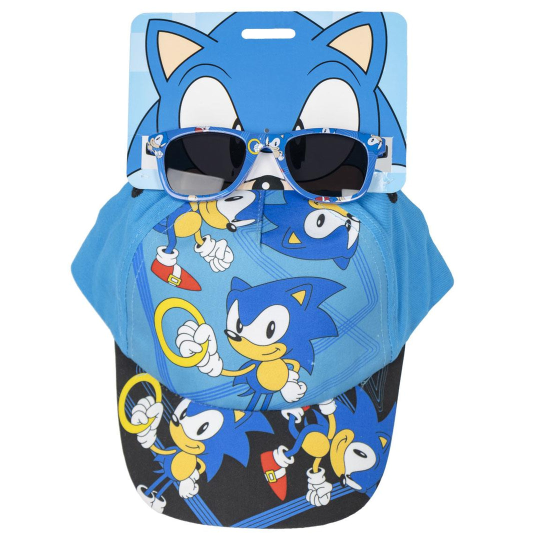 Licensed Kids Sonic Sunglasses + Hat Set