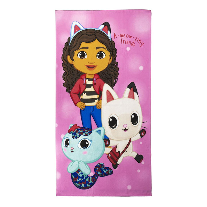 Licensed Gabby's Dollhouse Kids Towel (70 x 140cm)