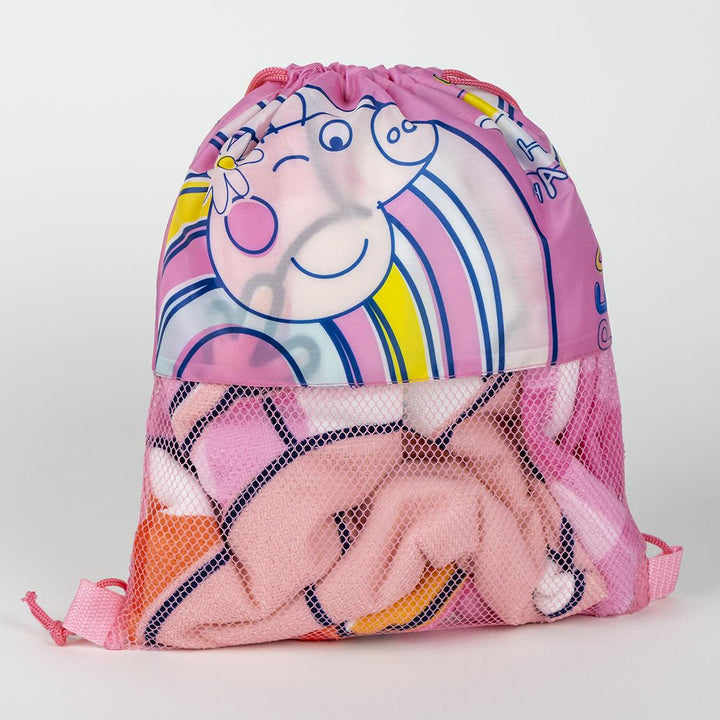 Licensed Peppa Pig Towel + Bag + Cap