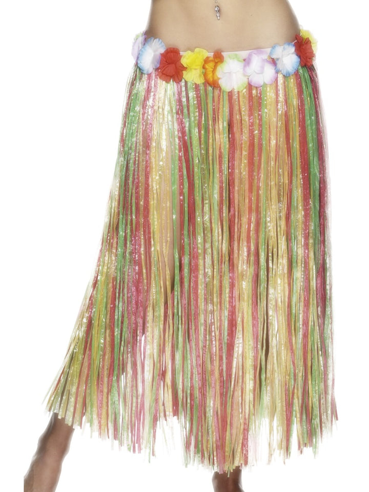 Long Hawaiian Hula Skirt Costume Accessory