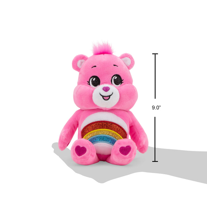 Official Cheer Bear Glitter 22cm Care Bear