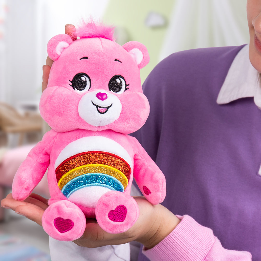 Official Cheer Bear Glitter 22cm Care Bear