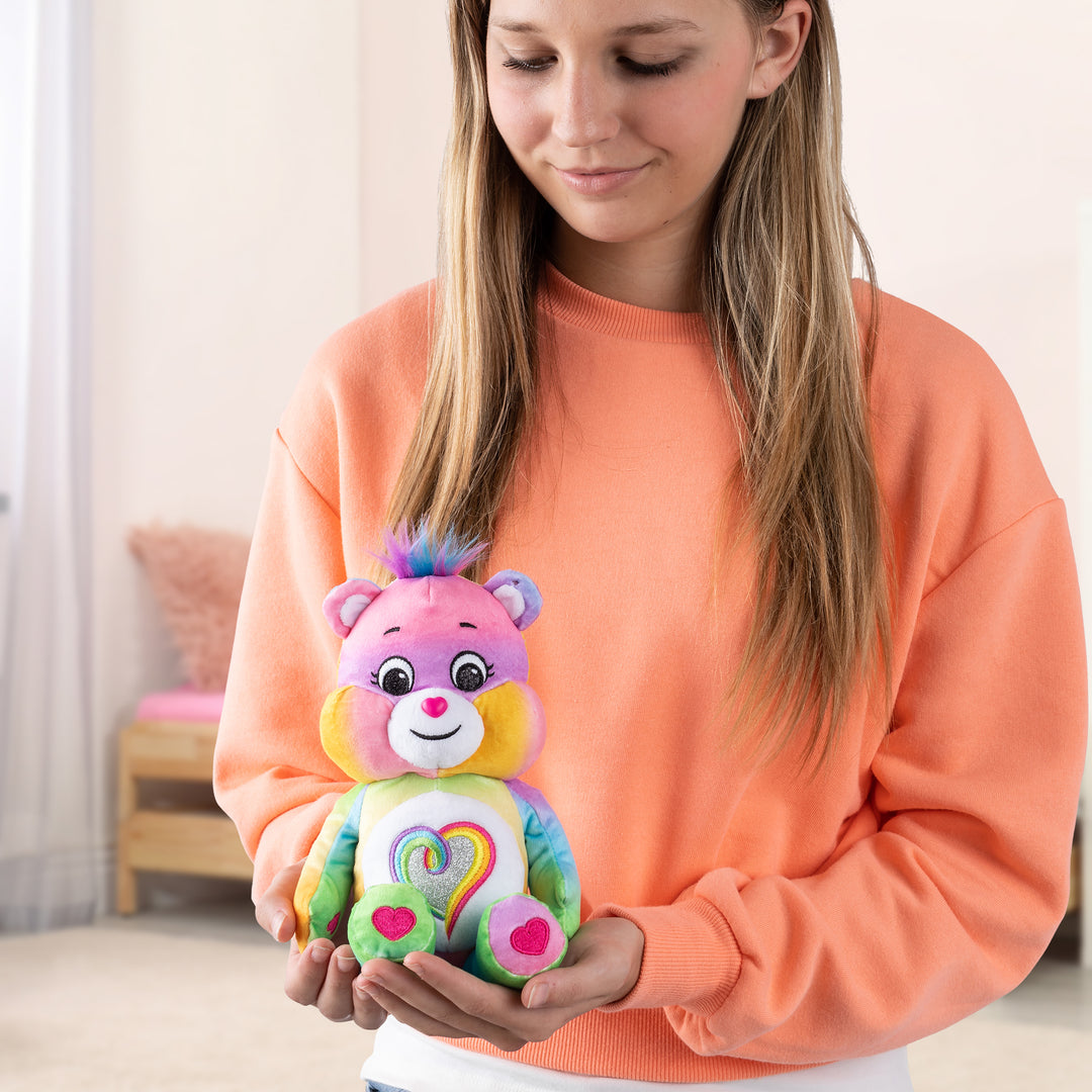 22cm Glitter Togetherness Care Bear
