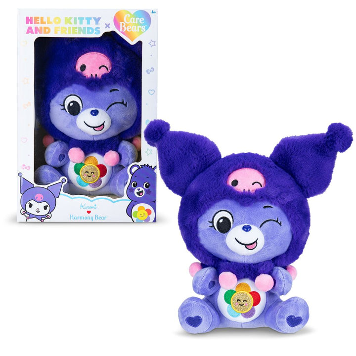 35cm Care Bears x Hello Kitty Harmony As Kuromi