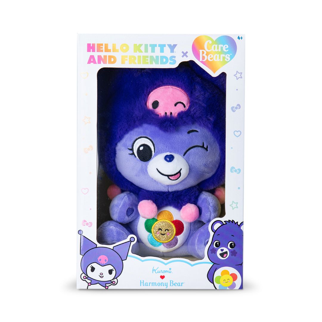 35cm Care Bears x Hello Kitty Harmony As Kuromi