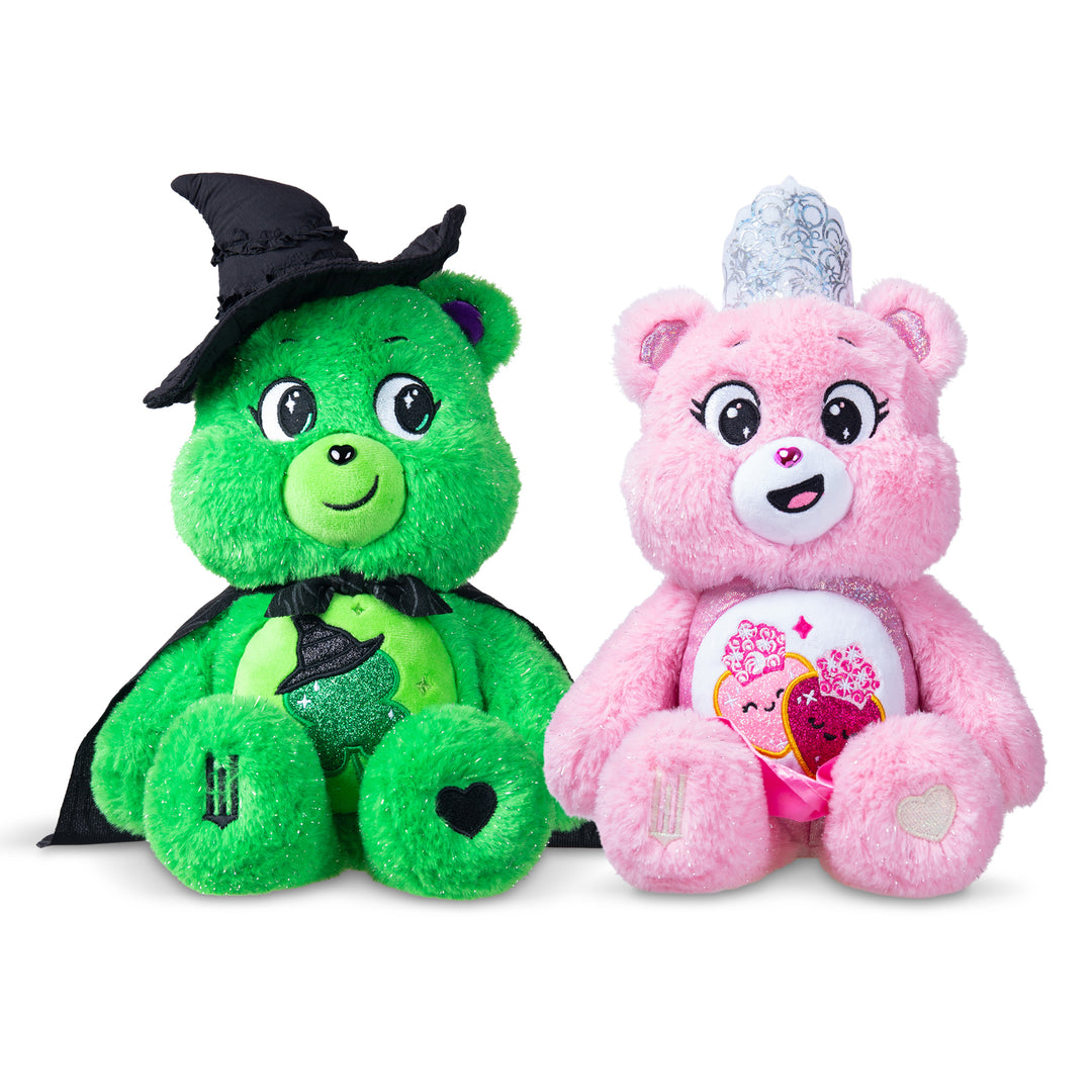 Wicked X Care Bears Limited Edition 35cm Glinda & Elphaba Gift Set (Pre-Order for mid-September dispatch)