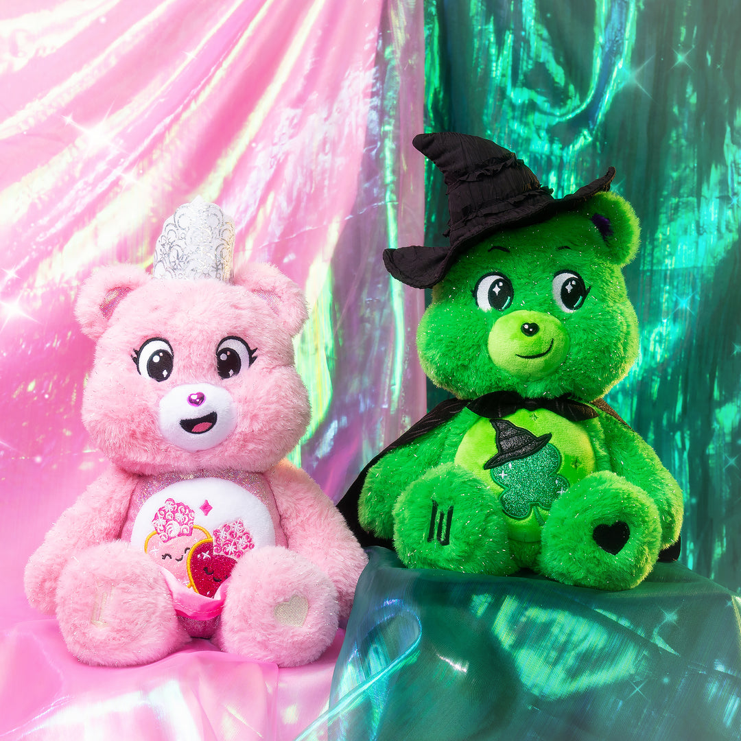 Wicked X Care Bears Limited Edition 35cm Glinda & Elphaba Gift Set (Pre-Order for mid-September dispatch)