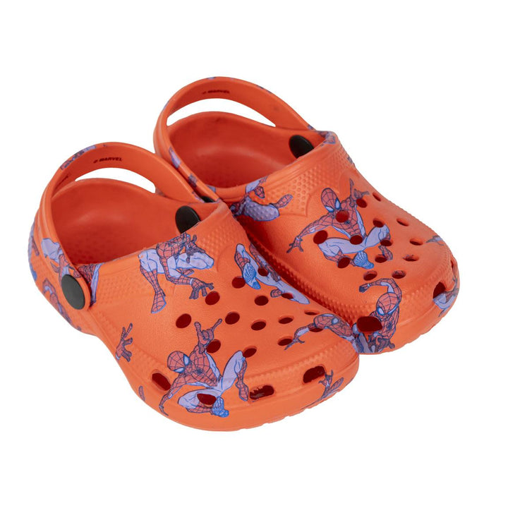 Licensed Boys Spiderman Red Clogs