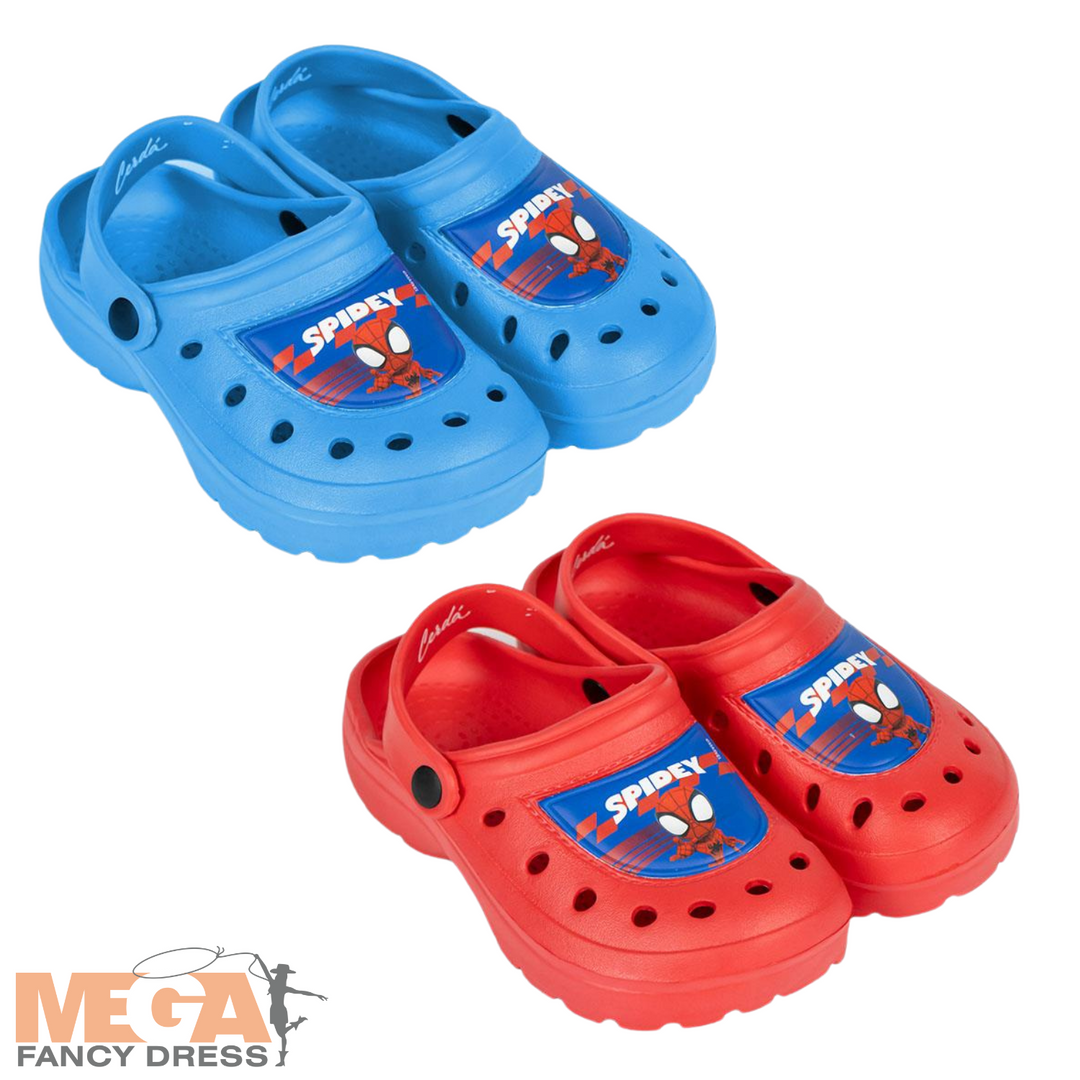 Licensed Boys Spidey Character Clogs