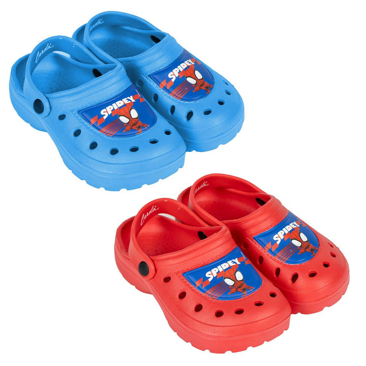 Licensed Boys Spidey Character Clogs